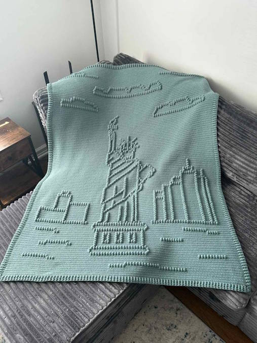 Lady Liberty crochet pattern photo on main page