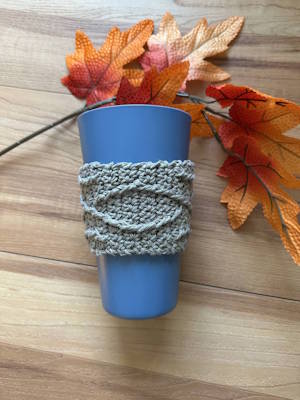 The Diamond Weave Cup Cozy