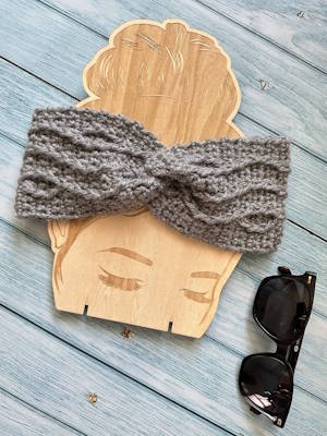 Cable Weave Headband – free crochet pattern