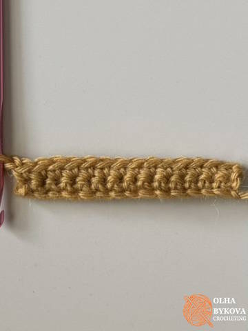 How to crochet a textured ear warmer – Row 2 of the headband pattern